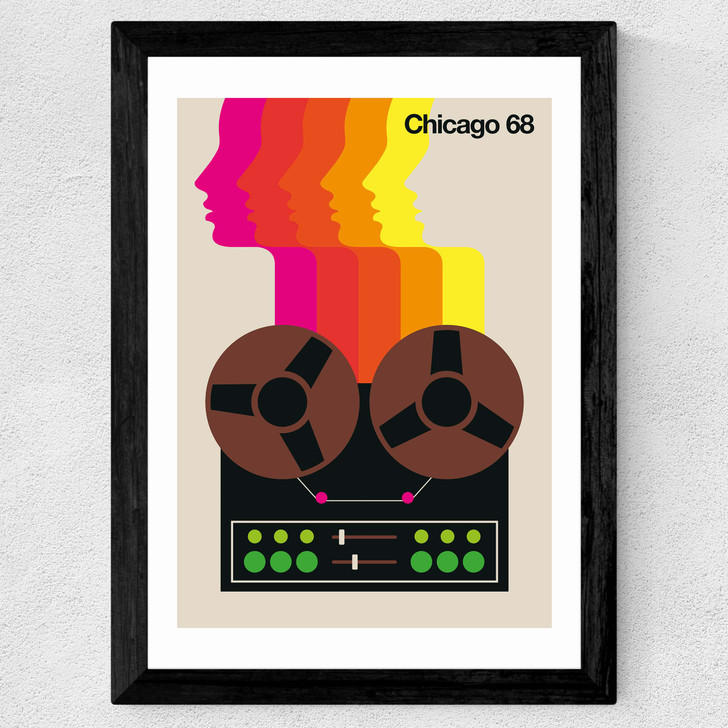 Chicago 68 Wide Black Frame Chicago 68 Wide Black Frame