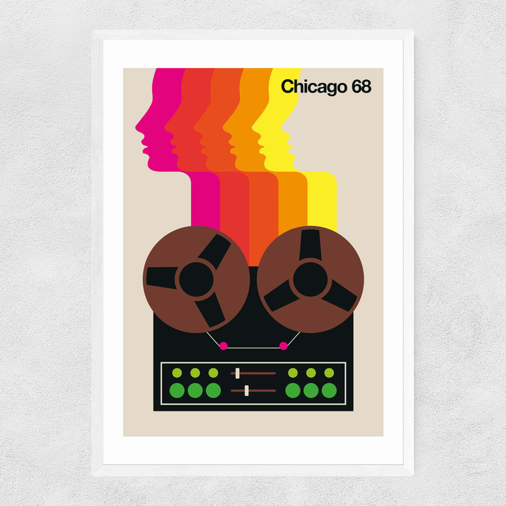 Chicago 68 Narrow White Frame Chicago 68 Narrow White Frame