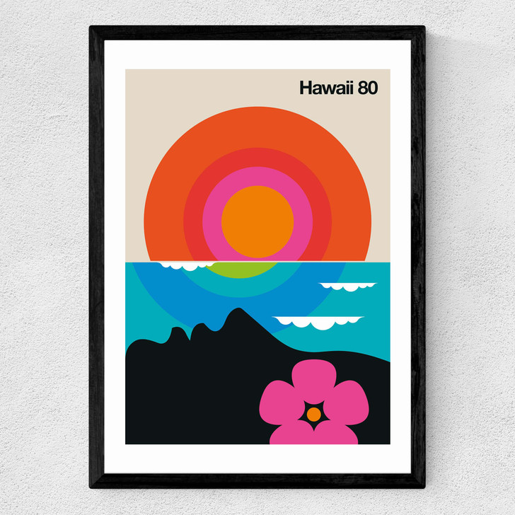 Hawaii Medium Black Frame