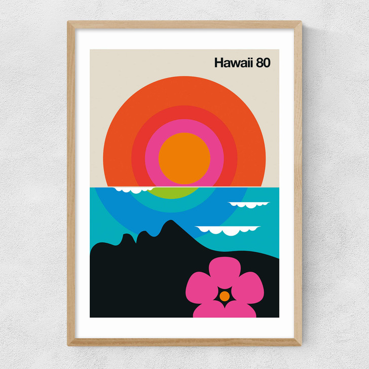 Hawaii Narrow Oak Frame