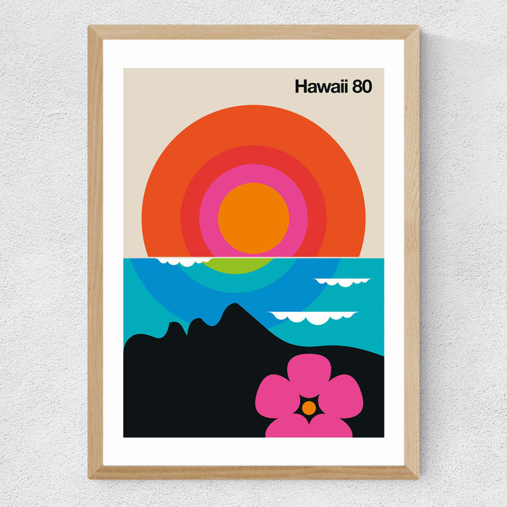 Hawaii Medium Oak Frame
