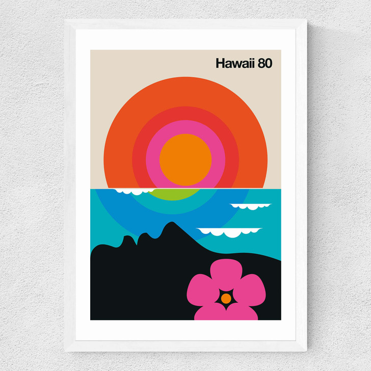 Hawaii Medium White Frame