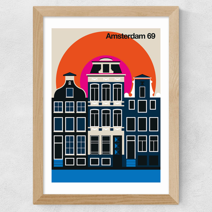 Amsterdam 69 Wide Oak Frame Amsterdam 69 Wide Oak Frame