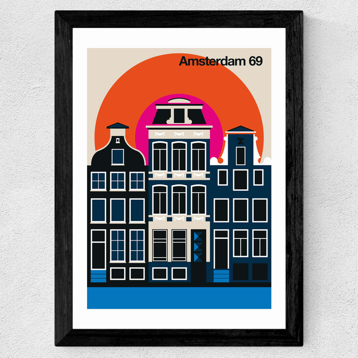Amsterdam 69 Wide Black Frame