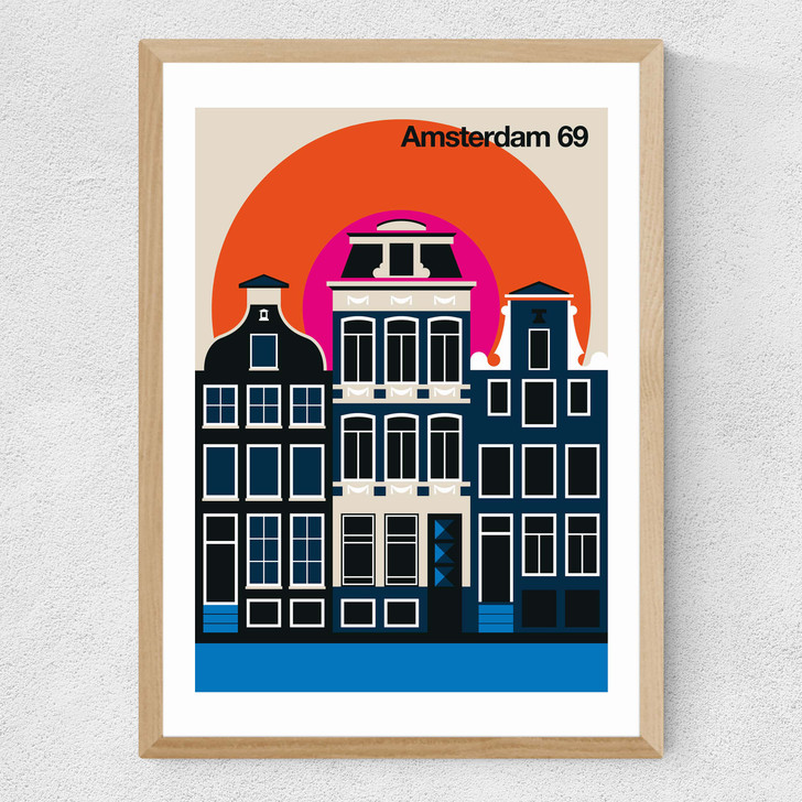Amsterdam 69 Medium Oak Frame