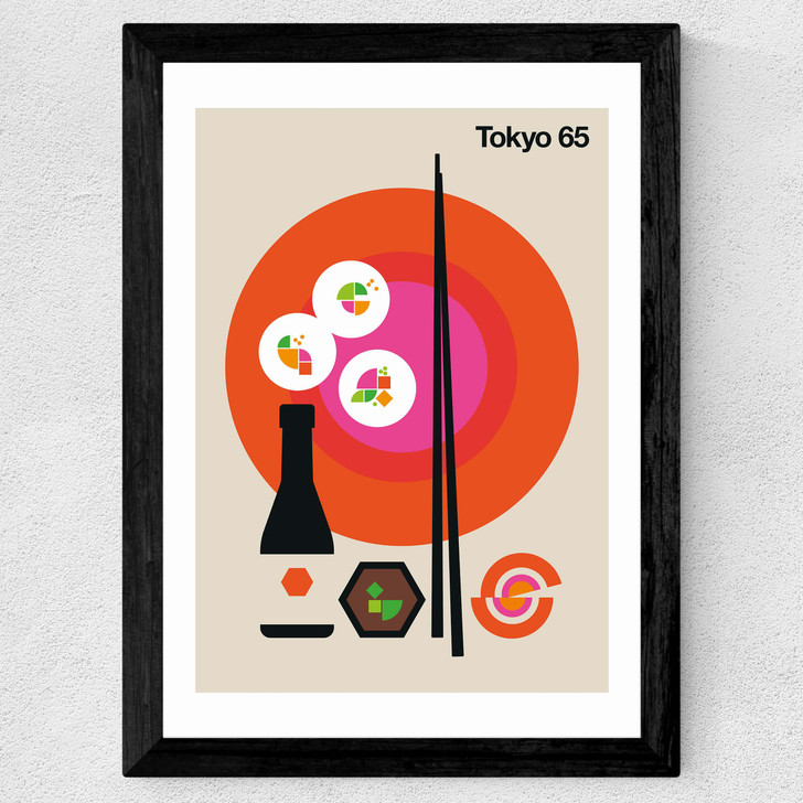 Tokyo 65 Wide Black Frame