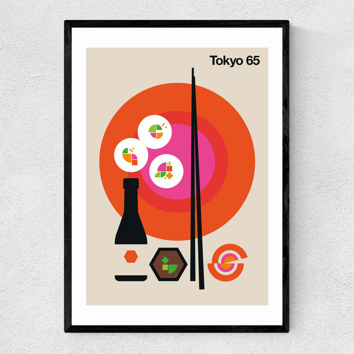 Tokyo 65 Narrow Black Frame