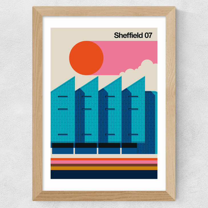 Sheffield 07 Wide Oak Frame