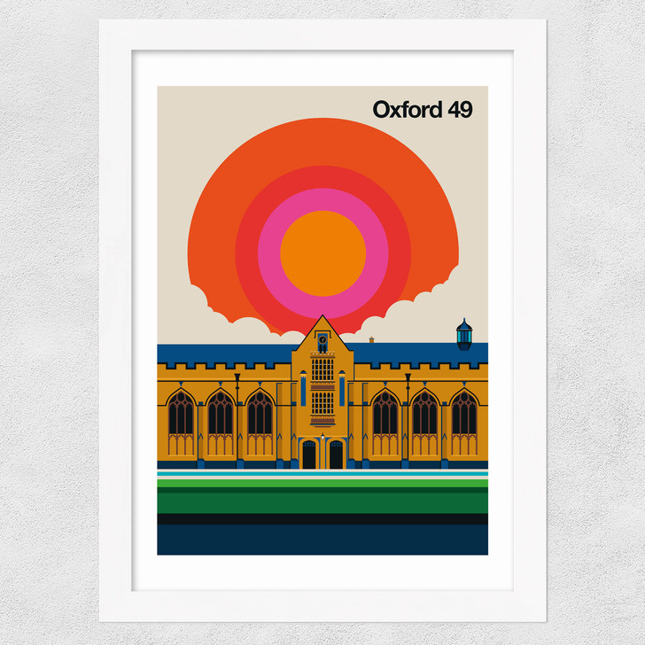 Oxford 49 Wide White Frame