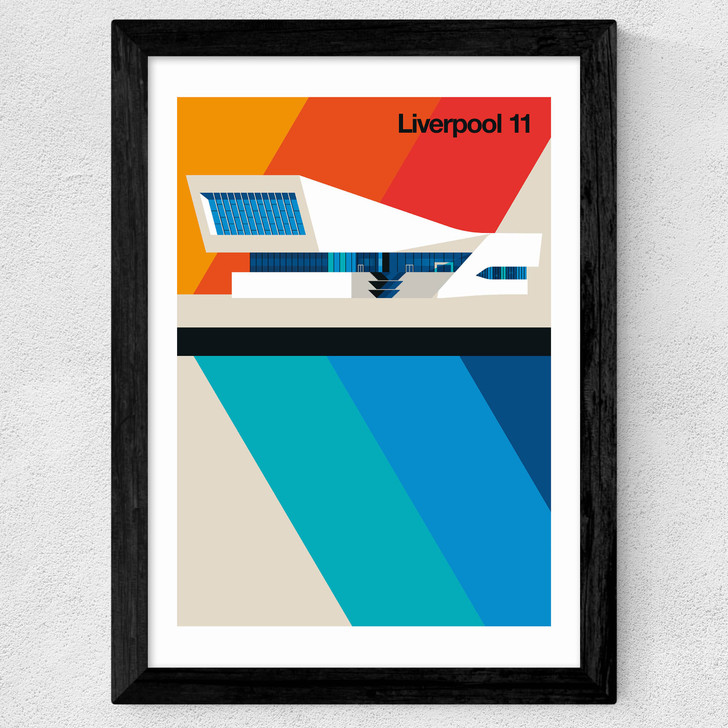 Liverpool 11 Wide Black Frame