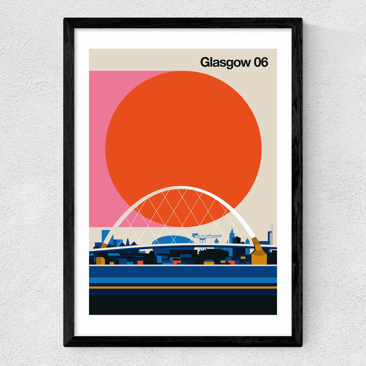 Glasgow 06 Medium Black Frame