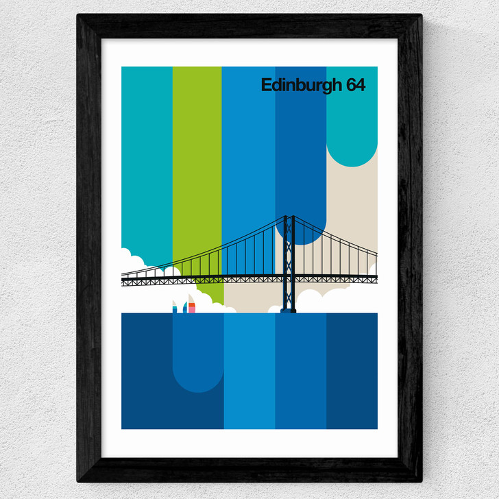 Edinburgh 64 Wide Black Frame