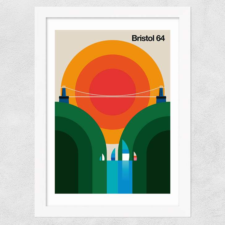 Bristol 64 Wide White Frame Bristol 64 Wide White Frame