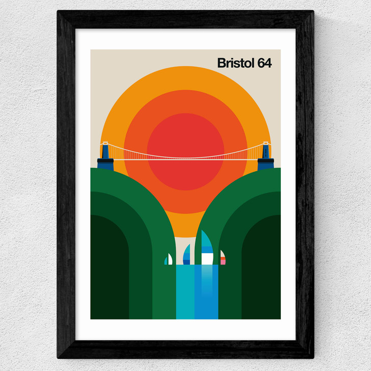Bristol 64 Wide Black Frame