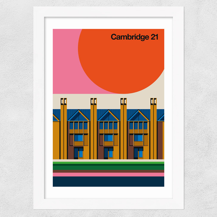 Cambridge 21 Wide White Frame Cambridge 21 Wide White Frame