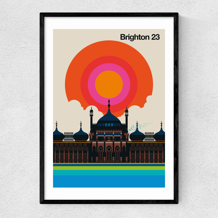 Brighton 23 Narrow Black Frame