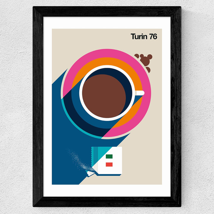 Turin 76 Wide Black Frame Turin 76 Wide Black Frame