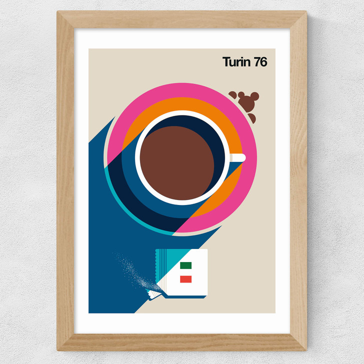 Turin 76 Wide Oak Frame Turin 76 Wide Oak Frame