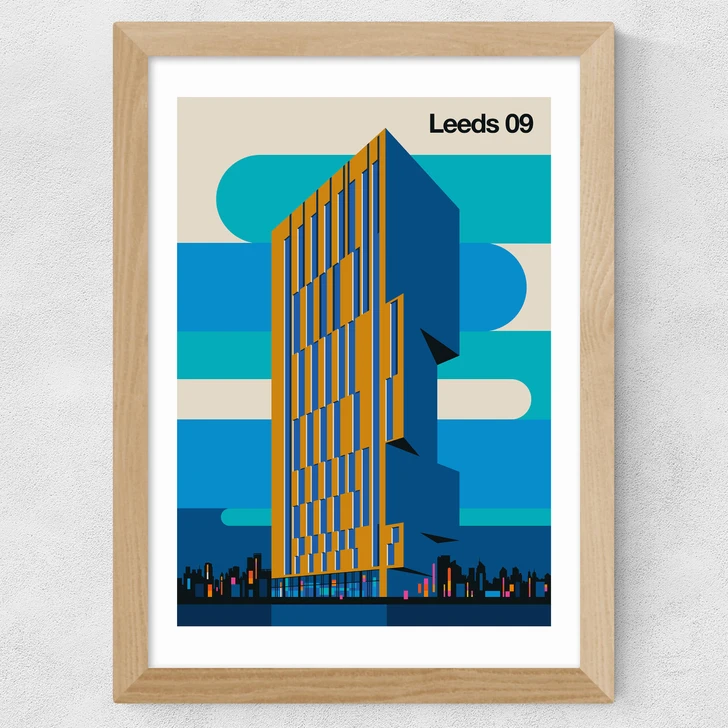 Leeds 09 Wide Oak Frame