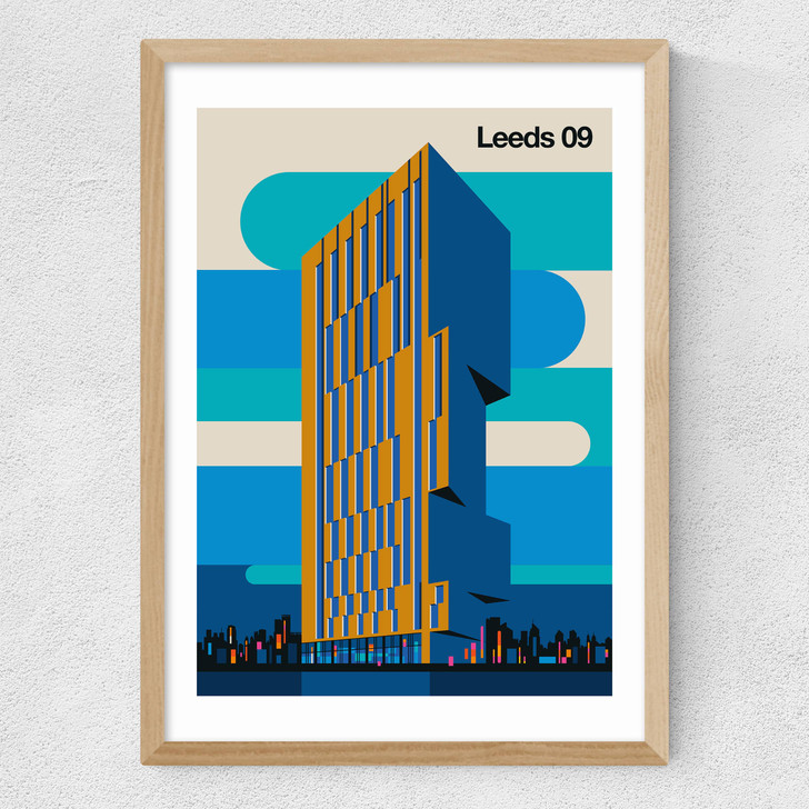 Leeds 09 Medium Oak Frame