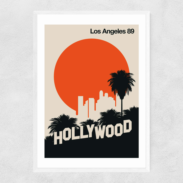 Hollywood 89 Narrow White Frame Hollywood 89 Narrow White Frame