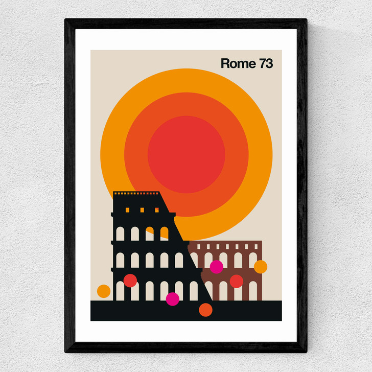 Rome 73 Medium Black Frame Rome 73 Medium Black Frame
