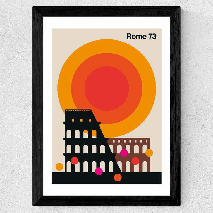 Rome 73 Wide Black Frame Rome 73 Wide Black Frame