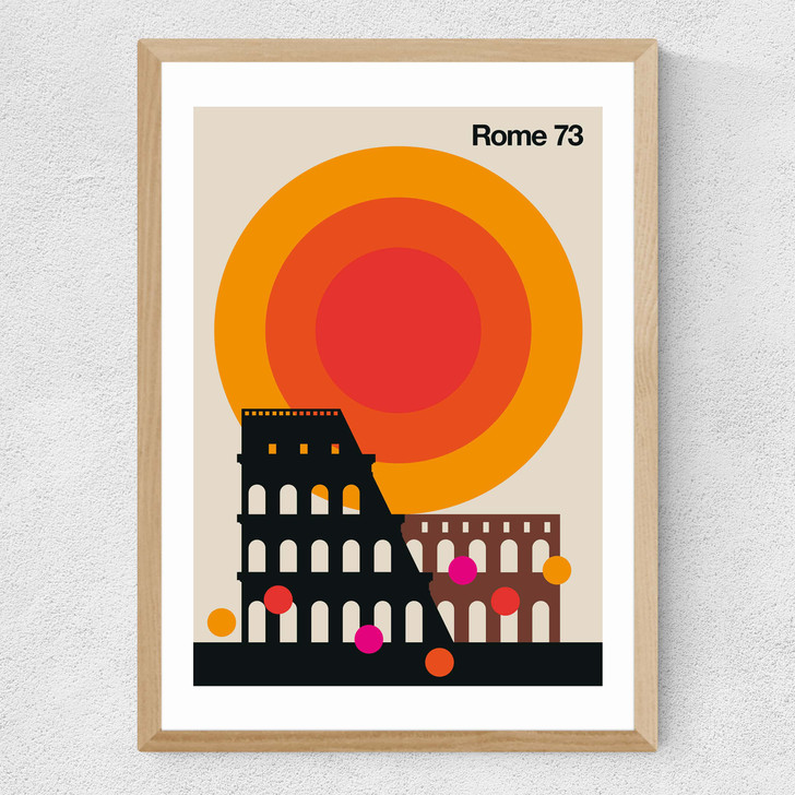 Rome 73 Medium Oak Frame Rome 73 Medium Oak Frame