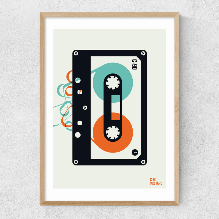Mixtape Narrow Oak Frame Mixtape Narrow Oak Frame