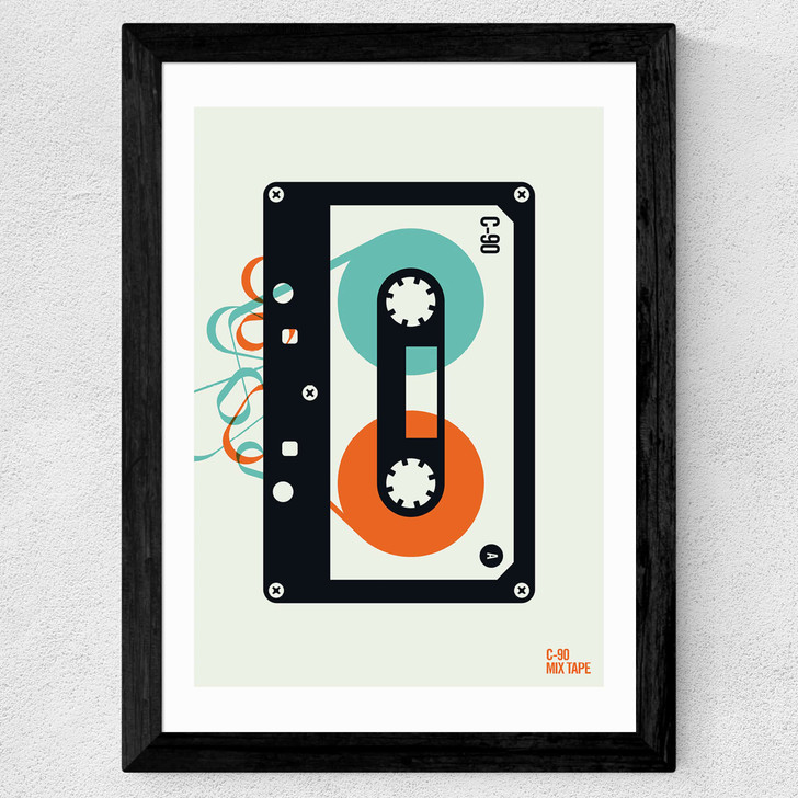 Mixtape Wide Black Frame