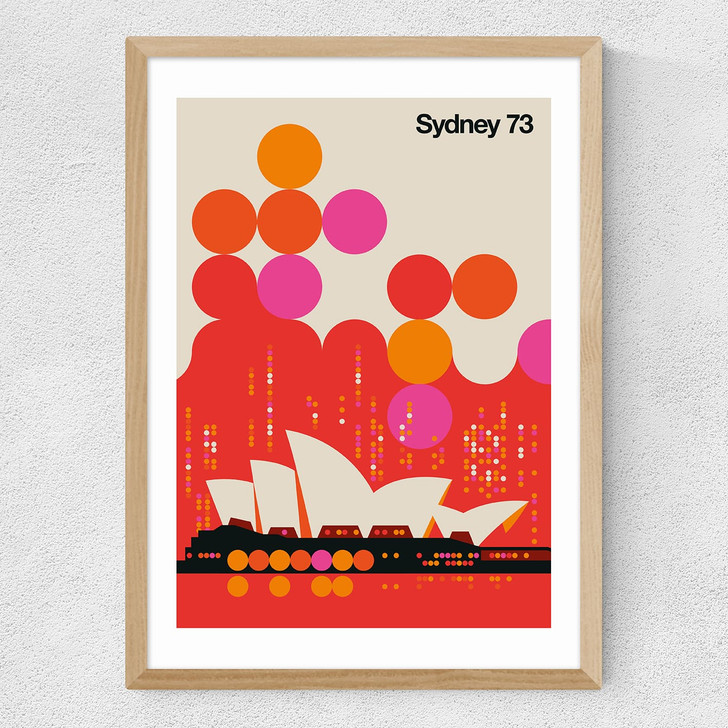 Sydney 73 Medium Oak Frame