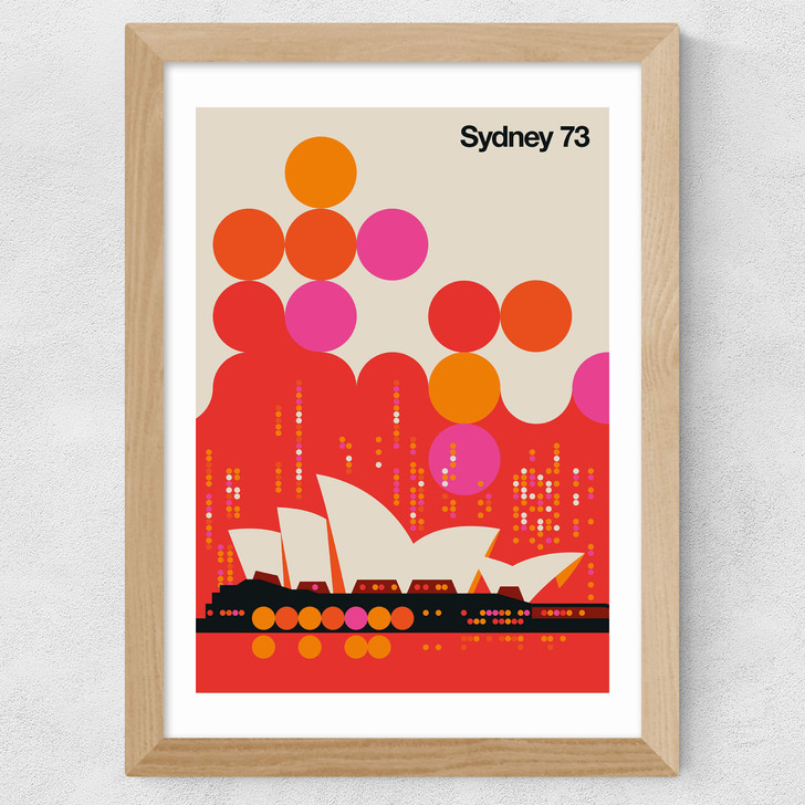 Sydney 73 Wide Oak Frame