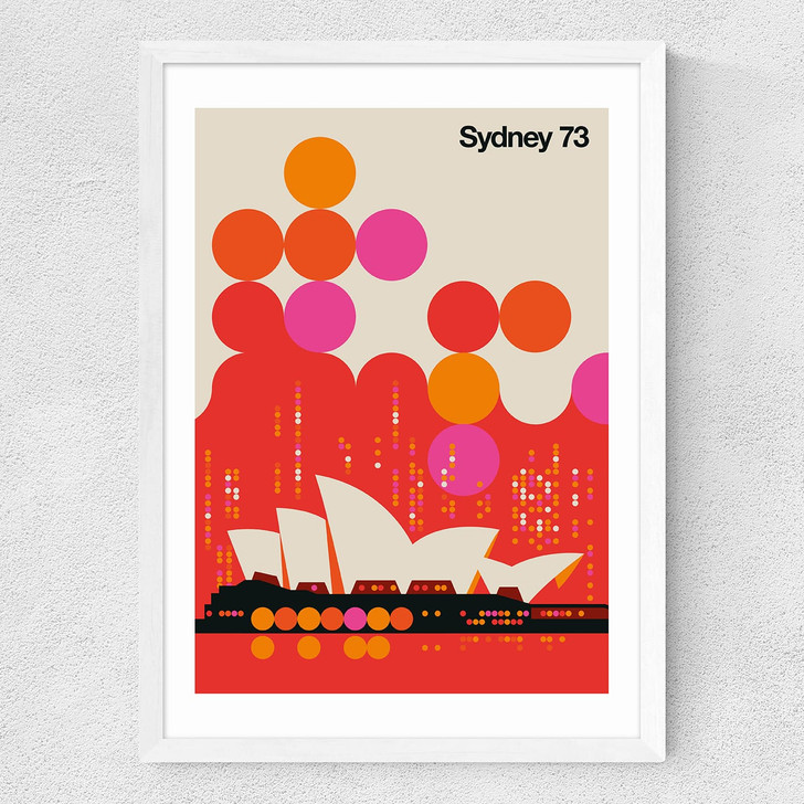 Sydney 73 Medium White Frame