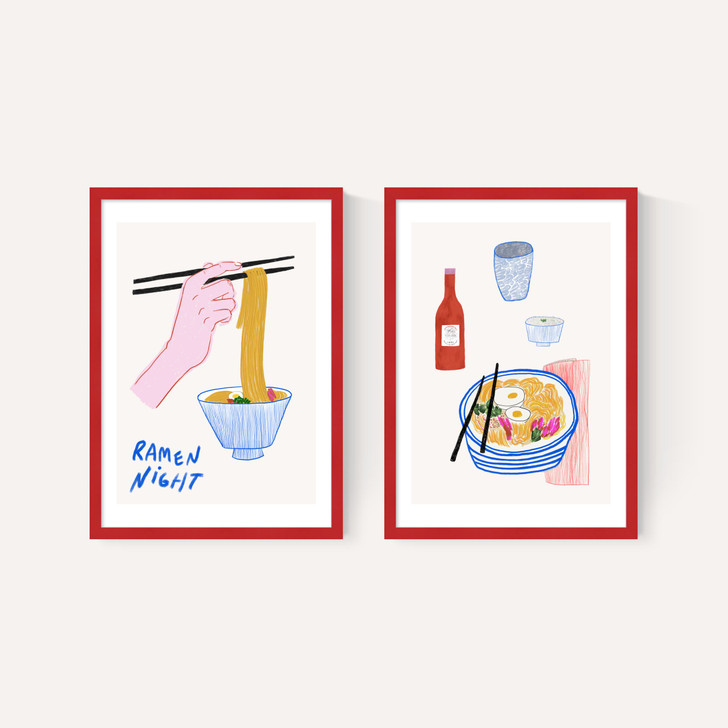 Ramen Night Diptych