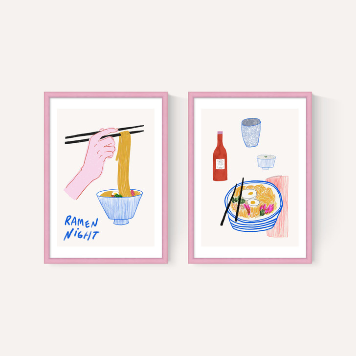 Ramen Night Diptych