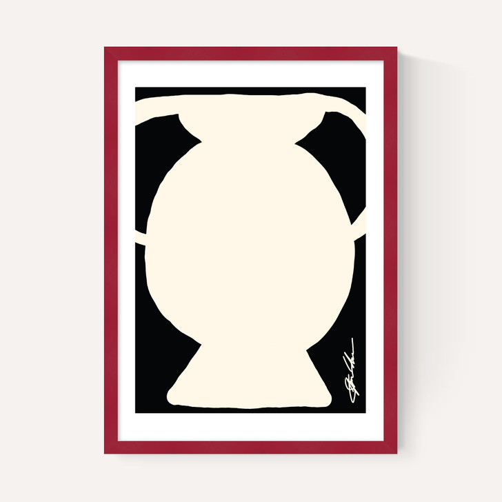Abstract Monochrome Vase I