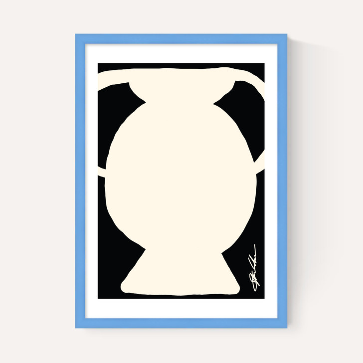 Abstract Monochrome Vase I