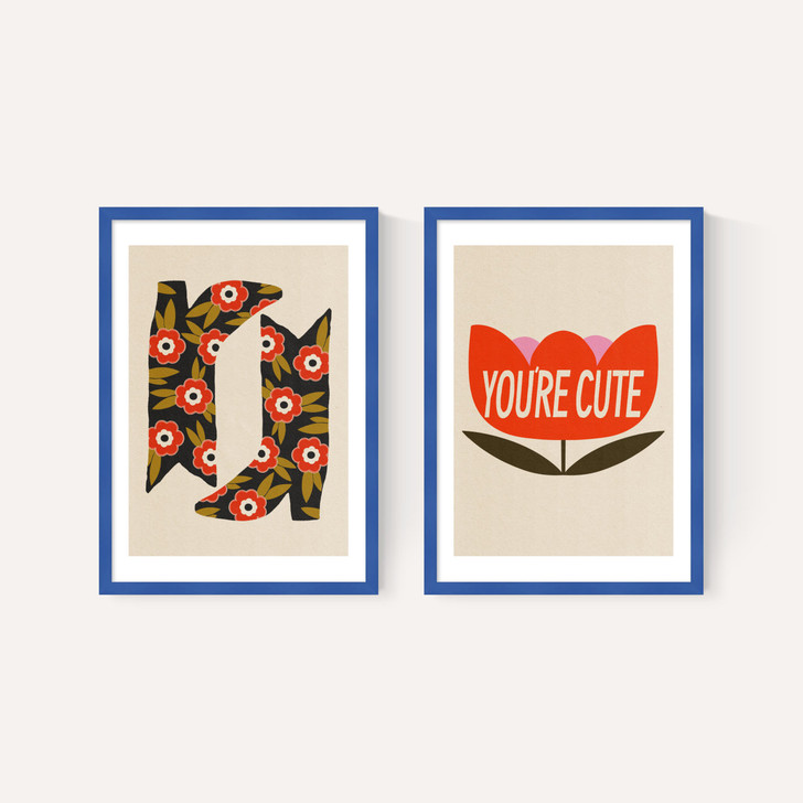 You're Cute Diptych