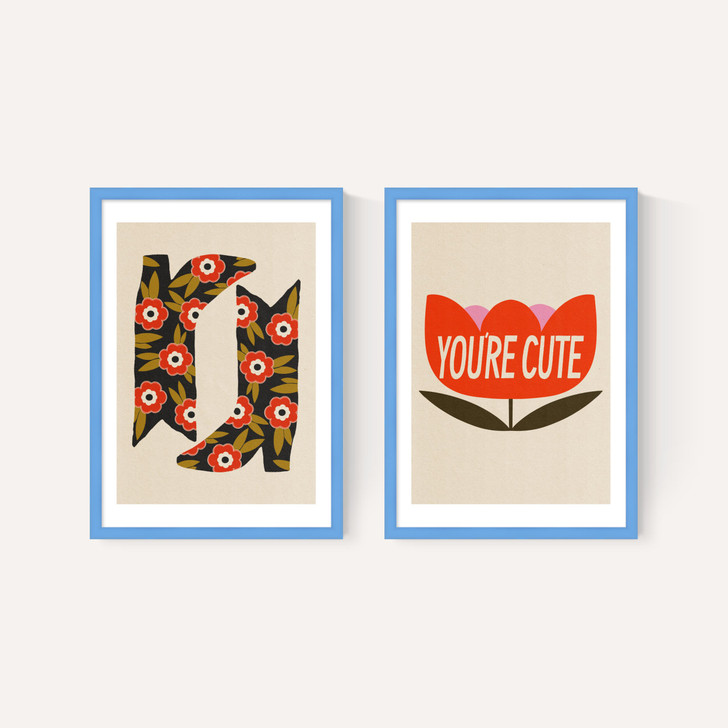 You're Cute Diptych