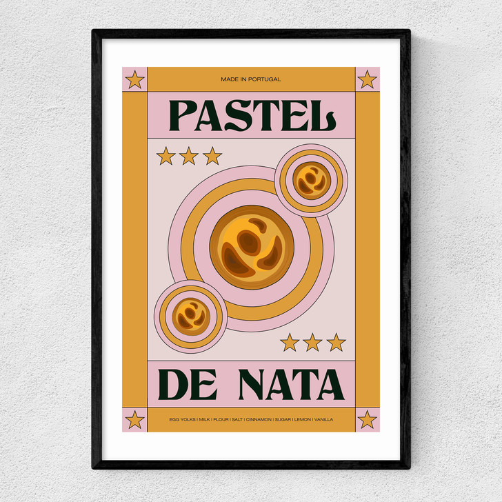 Pastel de Nata Narrow Black Frame Pastel de Nata Narrow Black Frame