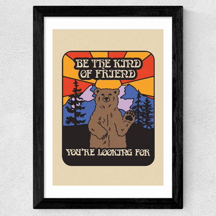 Be The Friend Wide Black Frame Be The Friend Wide Black Frame