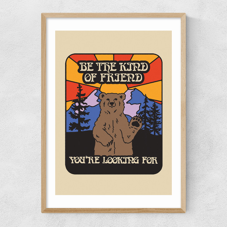 Be The Friend Narrow Oak Frame Be The Friend Narrow Oak Frame