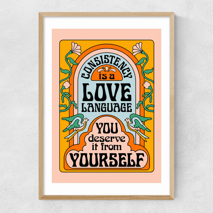 Consistency Narrow Oak Frame Consistency Narrow Oak Frame