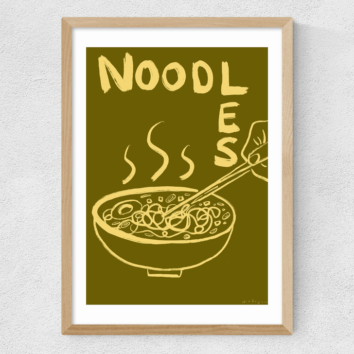Noodles Medium Oak Frame Noodles Medium Oak Frame