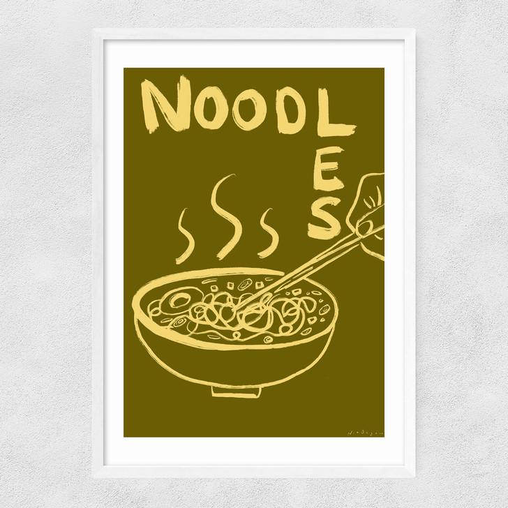Noodles Narrow White Frame