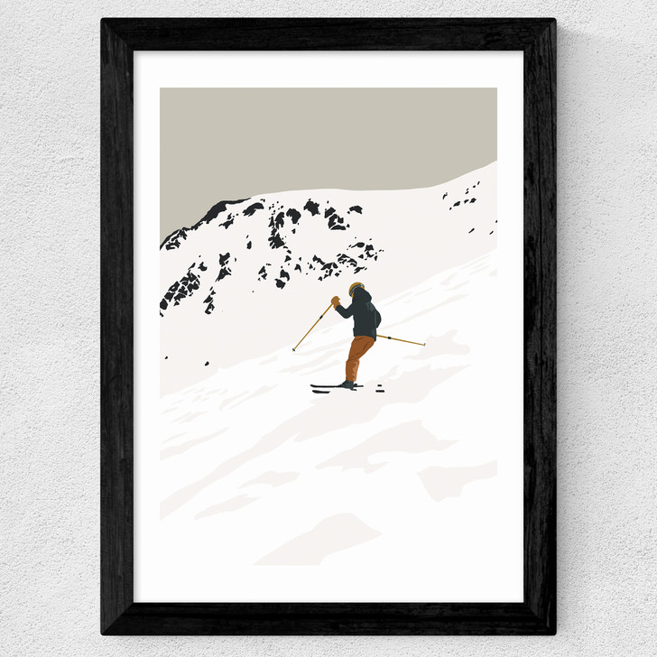 Powder Day Wide Black Frame