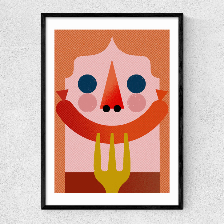 Sausage Narrow Black Frame Sausage Narrow Black Frame