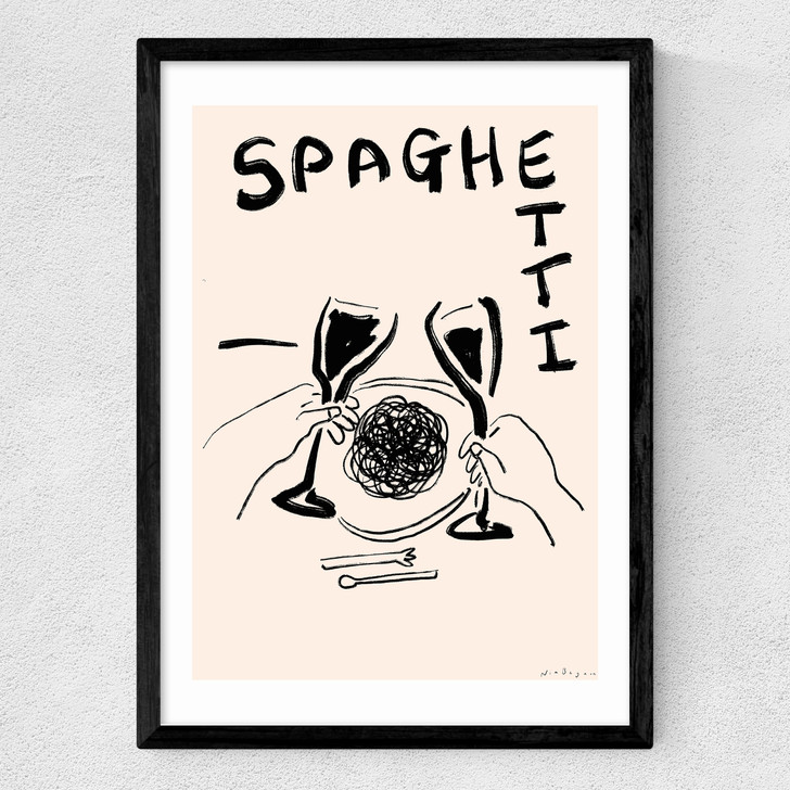 Spaghetti Medium Black Frame Spaghetti Medium Black Frame