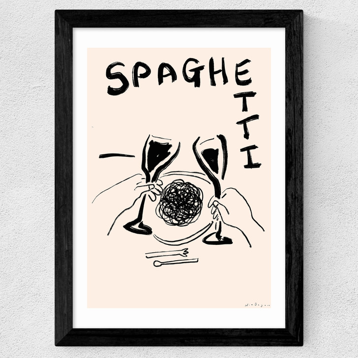 Spaghetti Wide Black Frame Spaghetti Wide Black Frame