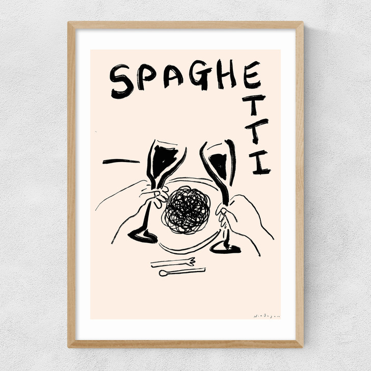 Spaghetti Narrow Oak Frame Spaghetti Narrow Oak Frame